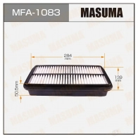 Фильтр воздушный MASUMA 1420577188 3OEH8W G 4560116760442 MFA-1083