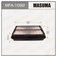 Фильтр воздушный MASUMA TBZT Y MFA-1092 4560116762231 1420577431