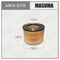 Фильтр воздушный MASUMA 1420577192 6PL 0KZU MFA-272 4560116761364