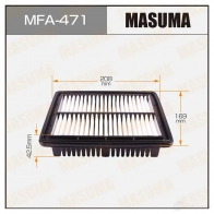 Фильтр воздушный MASUMA MFA-471 1420577170 J 8RTDD 4560116760664