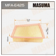 Фильтр воздушный MASUMA 6W SKR 1422884396 4560116764778 MFA-E425