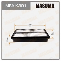 Фильтр воздушный MASUMA 4560116762835 6J7 OUU MFA-K301 1422884358