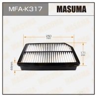 Фильтр воздушный MASUMA T2PRLQ Q MFA-K317 1420577424 4560116763061