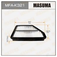 Фильтр воздушный MASUMA 1422884496 4560116762743 MFA-K321 U V5H6