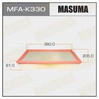 Фильтр воздушный MASUMA MFA-K330 4560116763535 6 0FVX 1422884527