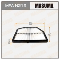 Фильтр воздушный MASUMA 1422884382 RQWR P2 MFA-N219 4560116491728