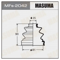 Пыльник ШРУСа (силикон) MASUMA MFs-2042 53MX9 X 1422881169