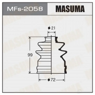 Пыльник ШРУСа (силикон) MASUMA MFs-2058 FG 62Q 1422881161