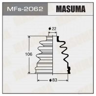Пыльник ШРУСа (силикон) MASUMA MFs-2062 Z5 9FTN 1422878971