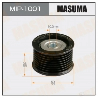Ролик обводной приводного ремня MASUMA 1XHJ J 1422887891 MIP-1001