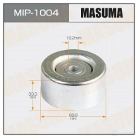 Ролик обводной приводного ремня MASUMA MIP-1004 39HW 2O 1422887888