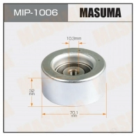 Ролик обводной приводного ремня MASUMA 1422887886 Z523 B58 MIP-1006