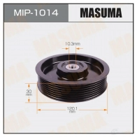 Ролик обводной приводного ремня MASUMA MIP-1014 1439698355 M8JP EWN