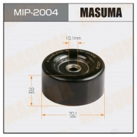 Ролик натяжителя приводного ремня MASUMA MIP-2004 1422887821 LO16 C