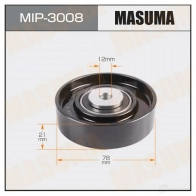 Ролик натяжителя ремня привода навесного оборудования MASUMA D4J SS MIP-3008 1439698383