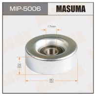 Ролик обводной приводного ремня MASUMA 1422887840 8ZT G7 MIP-5006