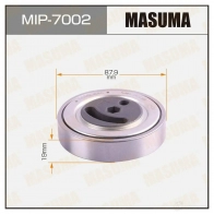 Ролик натяжителя приводного ремня MASUMA MIP-7002 Suzuki Grand Vitara (FT, HT) 1 Кроссовер 2.5 V6 24V 4x4 (TD62. SQ 625) 144 л.с. 1998 – 2003 T E3TR