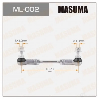 Тяга датчика положения кузова (корректора фар) регулируемая MASUMA 3V5X B ML-002 1422879332