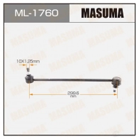 Стойка (линк) стабилизатора MASUMA ML-1760 1422882863 IEJ 9HZ