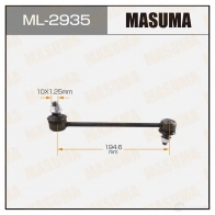 Стойка (линк) стабилизатора MASUMA 1422882895 ML-2935 9A P7C5