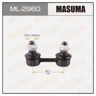 Стойка (линк) стабилизатора MASUMA ML-2960 PD BUL 1422882894