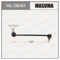 Стойка (линк) стабилизатора MASUMA ILY 73 1422882888 ML-3640