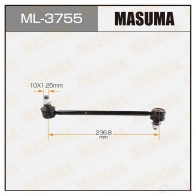 Стойка (линк) стабилизатора MASUMA 6UO 97 1422882884 ML-3755