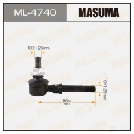Стойка (линк) стабилизатора MASUMA ML-4740 PQP N48 1422882880