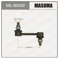 Стойка (линк) стабилизатора MASUMA Toyota Fortuner (AN150, AN160) 2 Кроссовер 2.8 D 4x4 (GUN156) 177 л.с. 2015 – 2025 ML-9042 0DQ LY