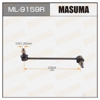 Стойка (линк) стабилизатора MASUMA ML-9159R R O45W 1422878878