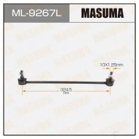 Стойка (линк) стабилизатора MASUMA ML-9267L 4GTL JCF 1422878867