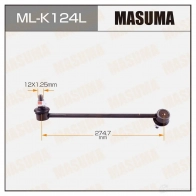 Стойка (линк) стабилизатора MASUMA ML-K124L 1422882680 S 1OY9G