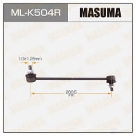 Стойка (линк) стабилизатора MASUMA O1B O26 ML-K504R 1422882916
