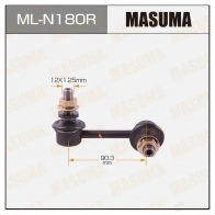 Стойка (линк) стабилизатора MASUMA PTU BH 1422882875 ML-N180R