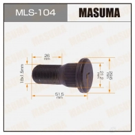 Шпилька колесная M18x1.5(L) MASUMA MLS-104 8 IWVYG 1422882944