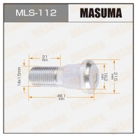 Шпилька колесная M14x1.5(L) MASUMA PSAR 8 MLS-112 1422882937
