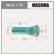 Шпилька колесная M14x1.5(R) MASUMA MLS-115 1422878841 11V 0B