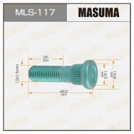 Шпилька колесная M12x1.5(R) MASUMA 1422878840 U0VI W8 MLS-117