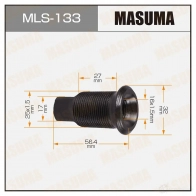 Футорка колесная M25x1.5(L), M16x1.5(L) MASUMA 1422878791 MLS-133 8W YYBGJ