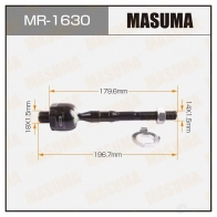 Тяга рулевая MASUMA 1422881981 MR-1630 3FK PQ