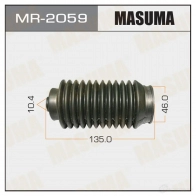 Пыльник рейки рулевой (резина) MASUMA P WWPTZV MR-2059 1422881328