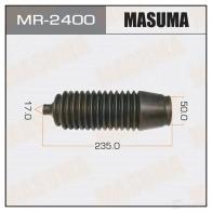 Пыльник рейки рулевой (резина) MASUMA 5 OQXXX MR-2400 1422881352
