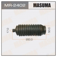 Пыльник рейки рулевой (резина) MASUMA MR-2402 1422881350 J YKVS