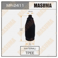 Пыльник рейки рулевой MASUMA Nissan X-Trail (T32) 3 Кроссовер 2.5 ALL MODE 4x4 i (NT32) 169 л.с. 2014 – наст. время W4O FA MR-2411
