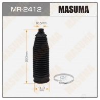 Пыльник рейки рулевой (пластик) MASUMA MR-2412 1439698606 Z1L UN