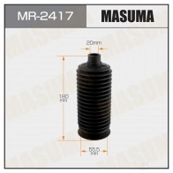Пыльник рейки рулевой (пластик) MASUMA H5 C5S62 MR-2417 1439698610