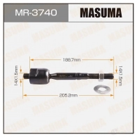 Тяга рулевая MASUMA MR-3740 3D1L8 7Y 1422881968
