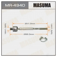 Тяга рулевая MASUMA MR-4940 6F 2EVN 1422882073