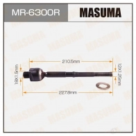 Тяга рулевая MASUMA MR-6300R 1422882009 S 0AL9