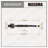 Тяга рулевая MASUMA MR-6340R 96HR R 1422882006